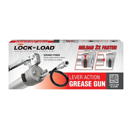 Lock-N-Load Variable Stroke Lever Action Grease Gun L1045L